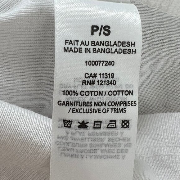 Y2K Style Garage Black & White Graphic Grunge Streetwear Cropped Tank Top / S - Picture 6 of 6